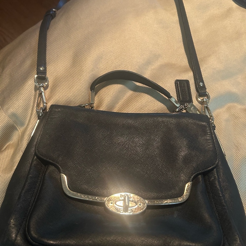 Black Leather Women's Bag